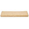 Vidaxx tapis d'escalier 30 pcs 65x21x4 cm crème avec bord rectangulaire