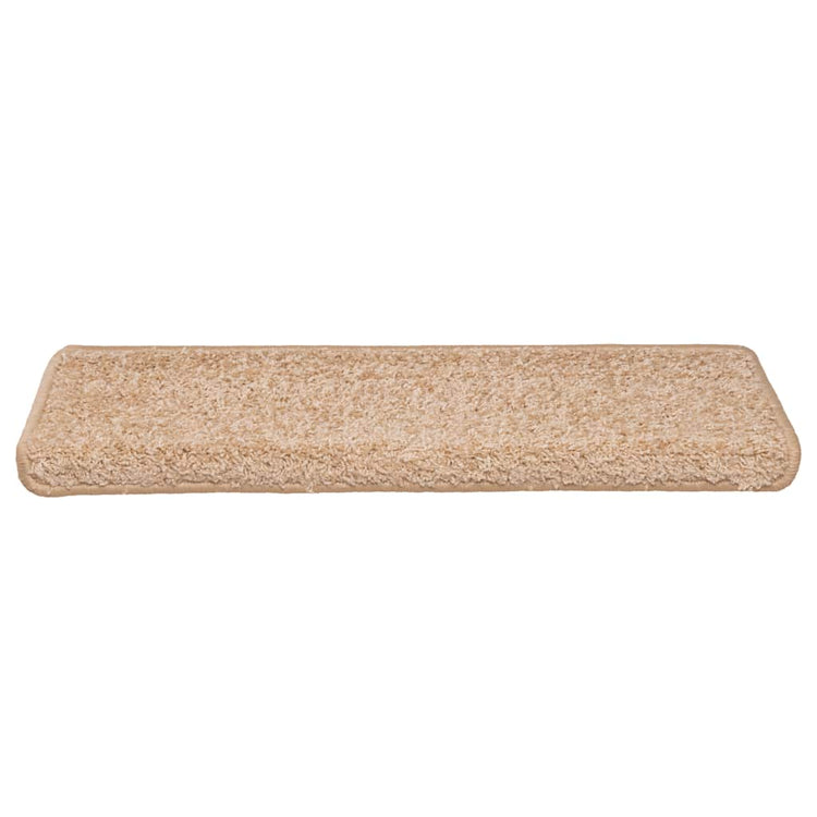 VidaXL tapis d'escalier 30 pcs 65x21x4 cm bord rectangulaire doré