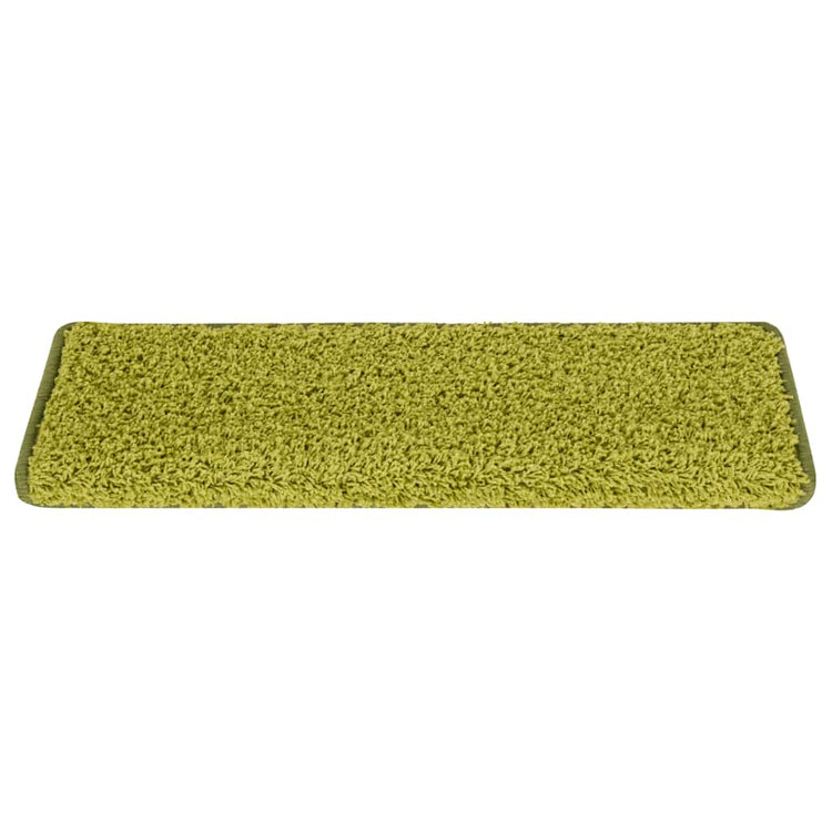 Vidaxx tapis d'escalier 30 pcs 65x21x4 cm bord rectangulaire vert