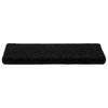 Vidaxx tapis d'escalier 20 pcs 65x21x4 cm bord rectangulaire noir