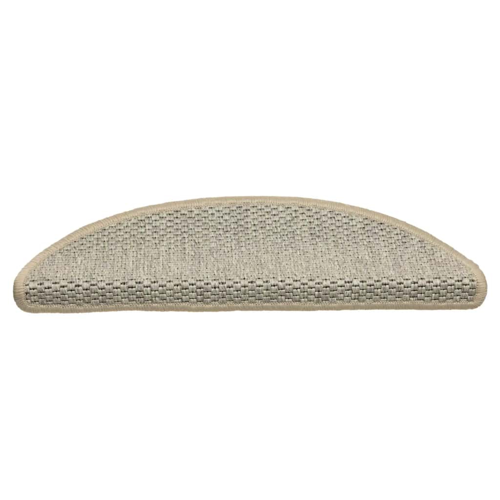 VidaXL tapis d'escalier autocollant aspect sisal 30 pcs 56x17x3 cm vert clair