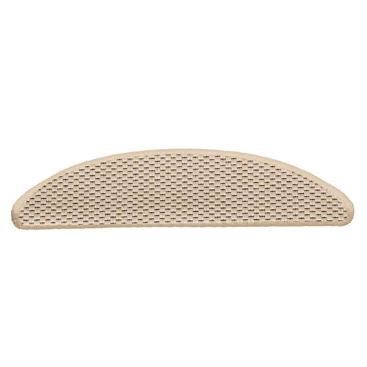 VidaXL tapis d'escalier autocollant aspect sisal 30 pcs 56x17x3 cm berbère