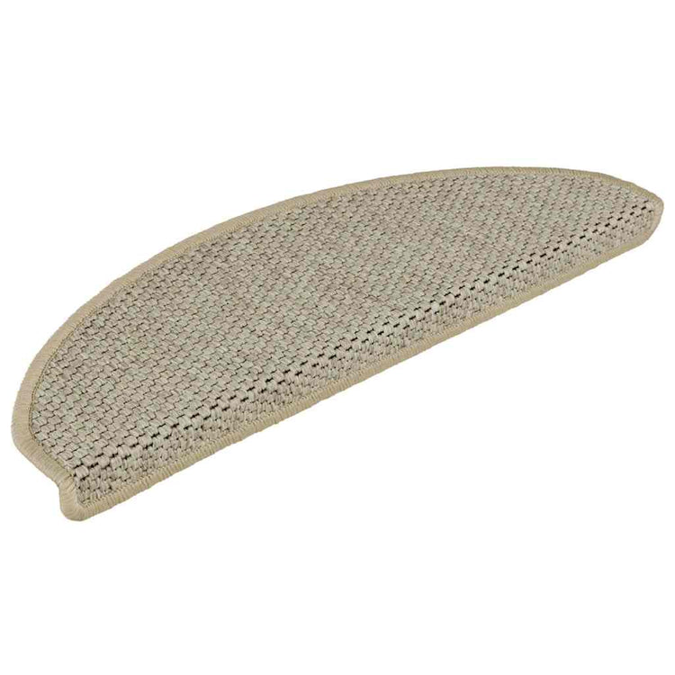 Vidaxx tapis d'escalier autocollant aspect sisal 30 pcs 65x21x4 cm vert clair