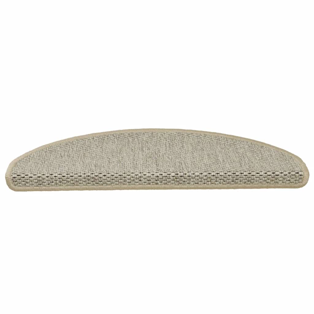 Vidaxx tapis d'escalier autocollant aspect sisal 30 pcs 65x21x4 cm vert clair