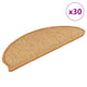VidaXL tapis d'escalier autocollant aspect sisal 30 pcs 65x21x4 cm sisal