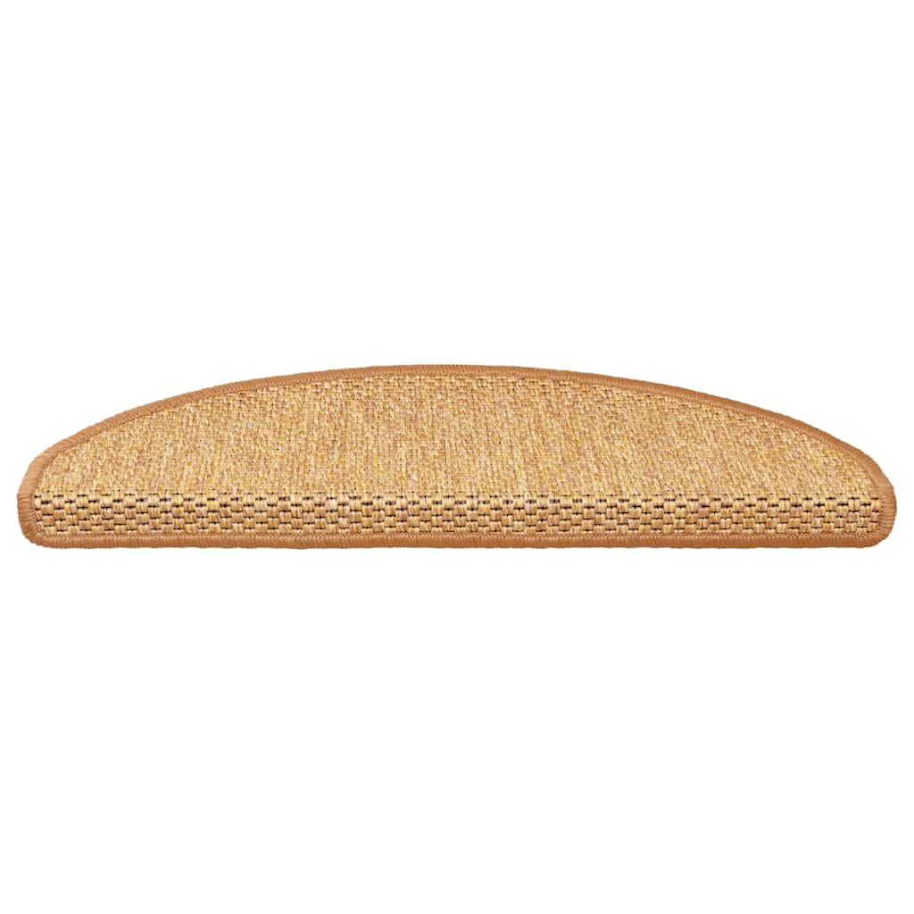 VidaXL tapis d'escalier autocollant aspect sisal 30 pcs 65x21x4 cm sisal