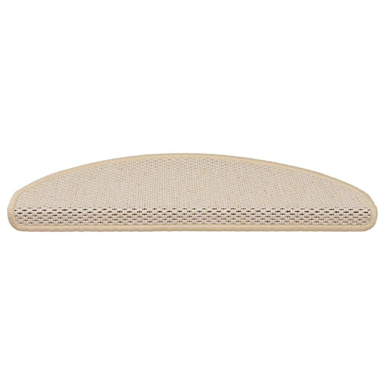 Vidaxx tapis d'escalier autocollant aspect sisal 30 pcs 65x21x4 cm berbère