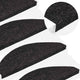 VidaXL tapis d'escalier auto-adhésifs 30 pcs 65x22,5x3,5 cm anthracite