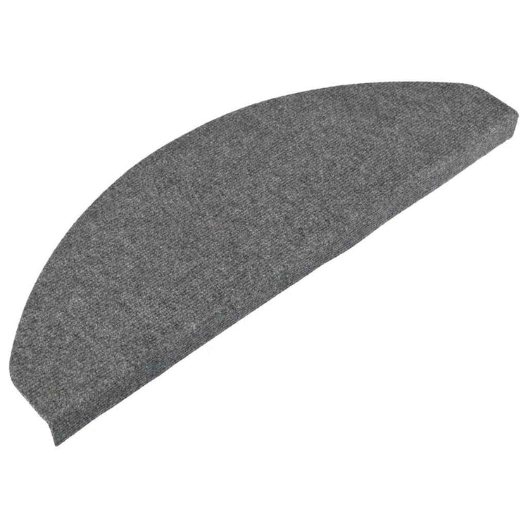 VidaXL tapis d'escalier auto-adhésifs 30 pcs 65x22,5x3,5 cm gris
