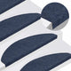 VidaXL tapis d'escalier auto-adhésifs 30 pcs 65x22,5x3,5 cm bleu