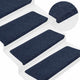 VidaXL tapis d'escalier auto-adhésifs 30 pcs 65x24,5x3,5 cm bleu