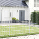 Vidaxl clôture de jardin 2 pcs blanc 170 x 225 cm acier enduit de poudre