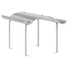Vidaxx chapeau de cheminée argent 59,5 x 50 x 36,5 cm en acier inoxydable