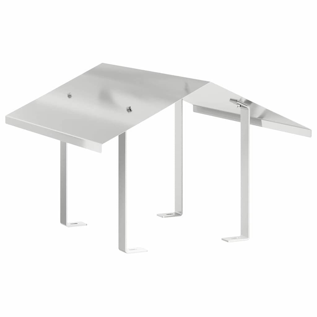 Vidaxx hotte de fumée argent 50 x 50 x 37 cm en acier inoxydable