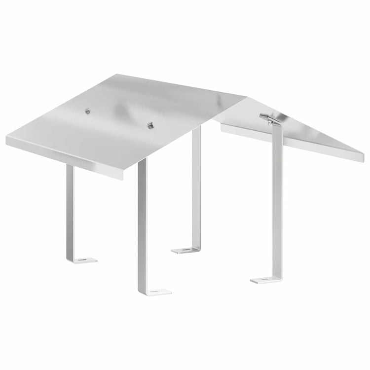 Vidaxx hotte de fumée argent 50 x 60 x 37 cm en acier inoxydable