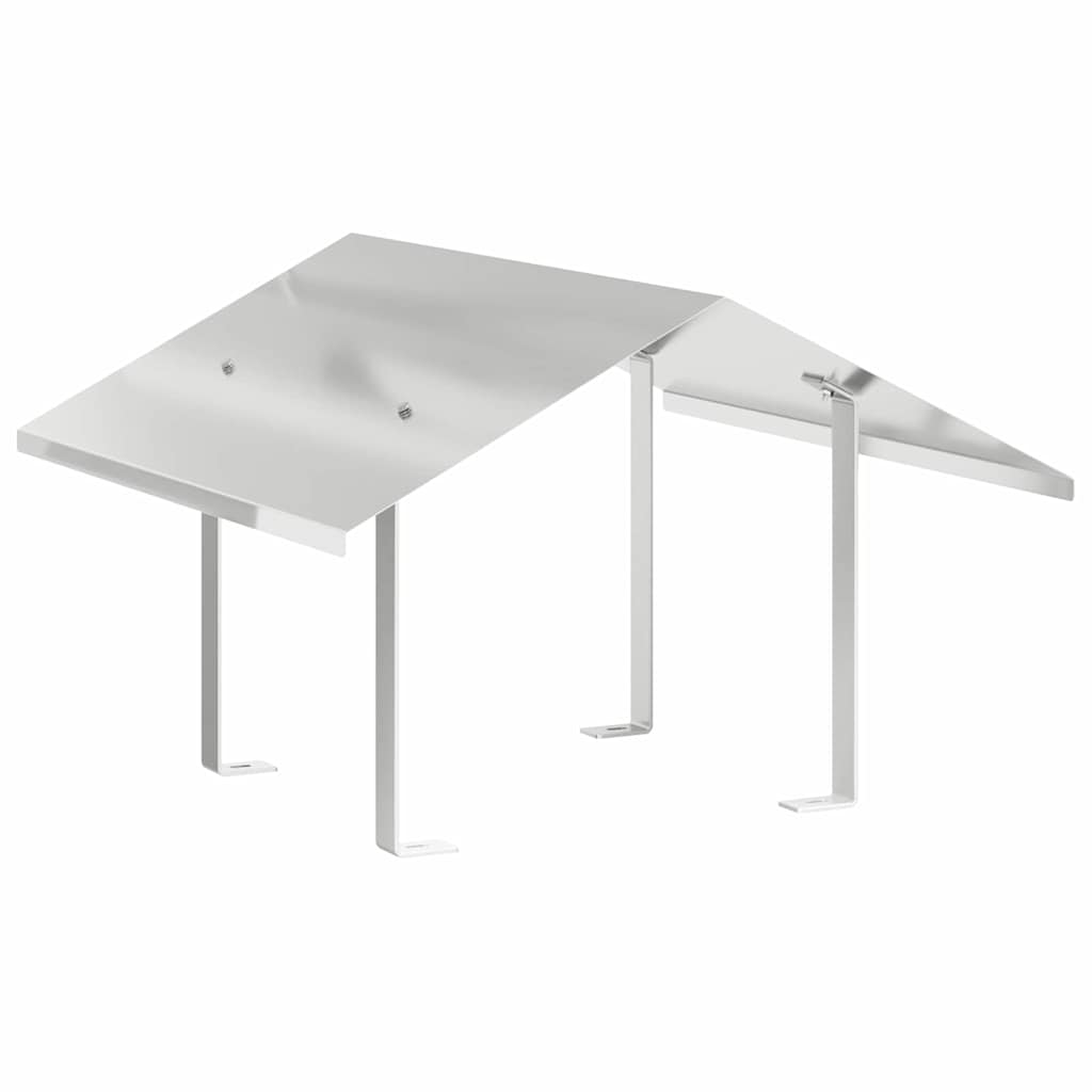 Vidaxx hotte de fumée argent 60 x 60 x 38 cm en acier inoxydable