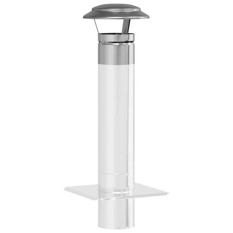 Vidaxx protection contre la pluie pour cheminée argent 20 x 20 x 18 cm