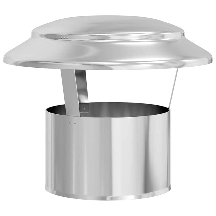 Vidaxx protection contre la pluie pour cheminée argent 25 x 25 x 20 cm