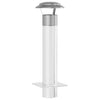 Vidaxx protection contre la pluie pour cheminée argent 25 x 25 x 20 cm