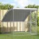 Vidaxl poulailler argent 2 x 2 x 2 m acier galvanisé