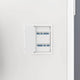Vidaxx panneaux d'accès 2 pcs blanc 15 x 23 cm plastique abs