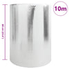 Vidaxx feuille de radiateur argent 10 x 0,6 m polyéthylène
