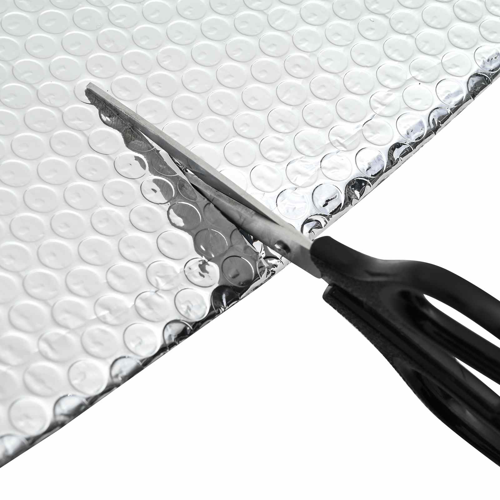 Vidaxx feuille de radiateur argent 5 x 1 m polyéthylène