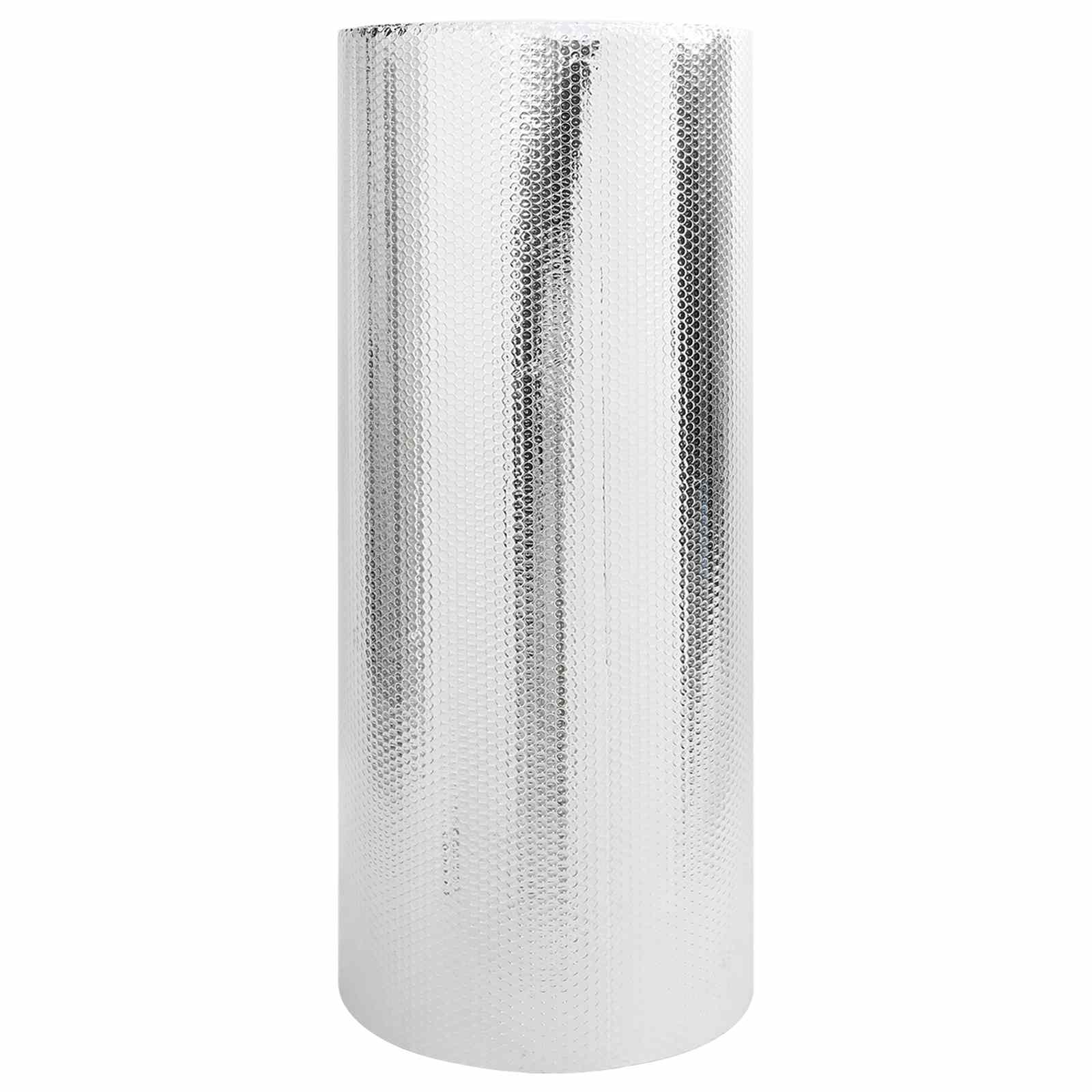 Vidaxx feuille de radiateur argent 5 x 1 m polyéthylène
