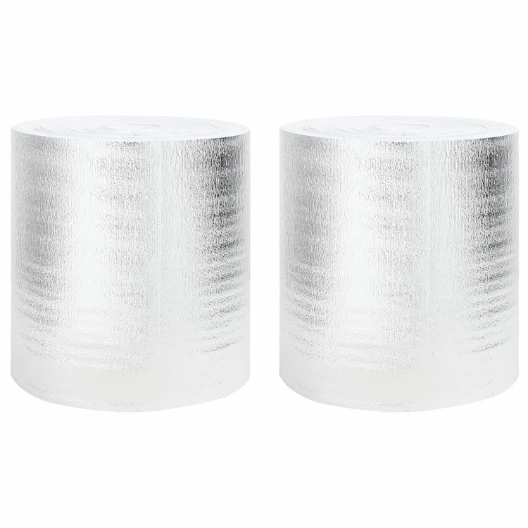 Vidaxx film de radiateur 2 pcs argent 25 x 0,5 m polyéthylène