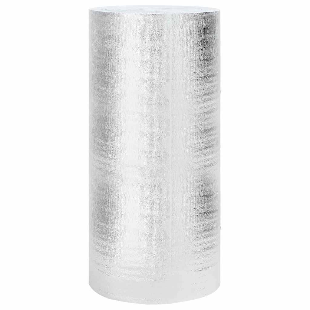 Vidaxx feuille de radiateur argent 10 x 1 m polyéthylène