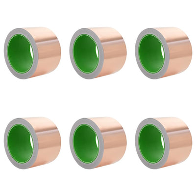 VidaXL ruban de cuivre 6 pcs cuivre 2000 x 7 cm cuivre