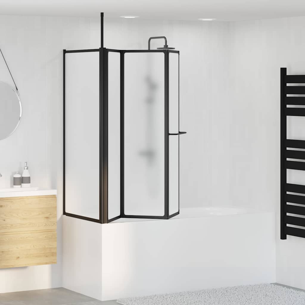 Paroi de douche Vidaxx blanche 120 x 70 x 137 cm aluminium