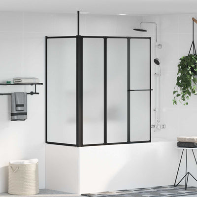 Paroi de douche Vidaxx blanche 120 x 70 x 137 cm aluminium