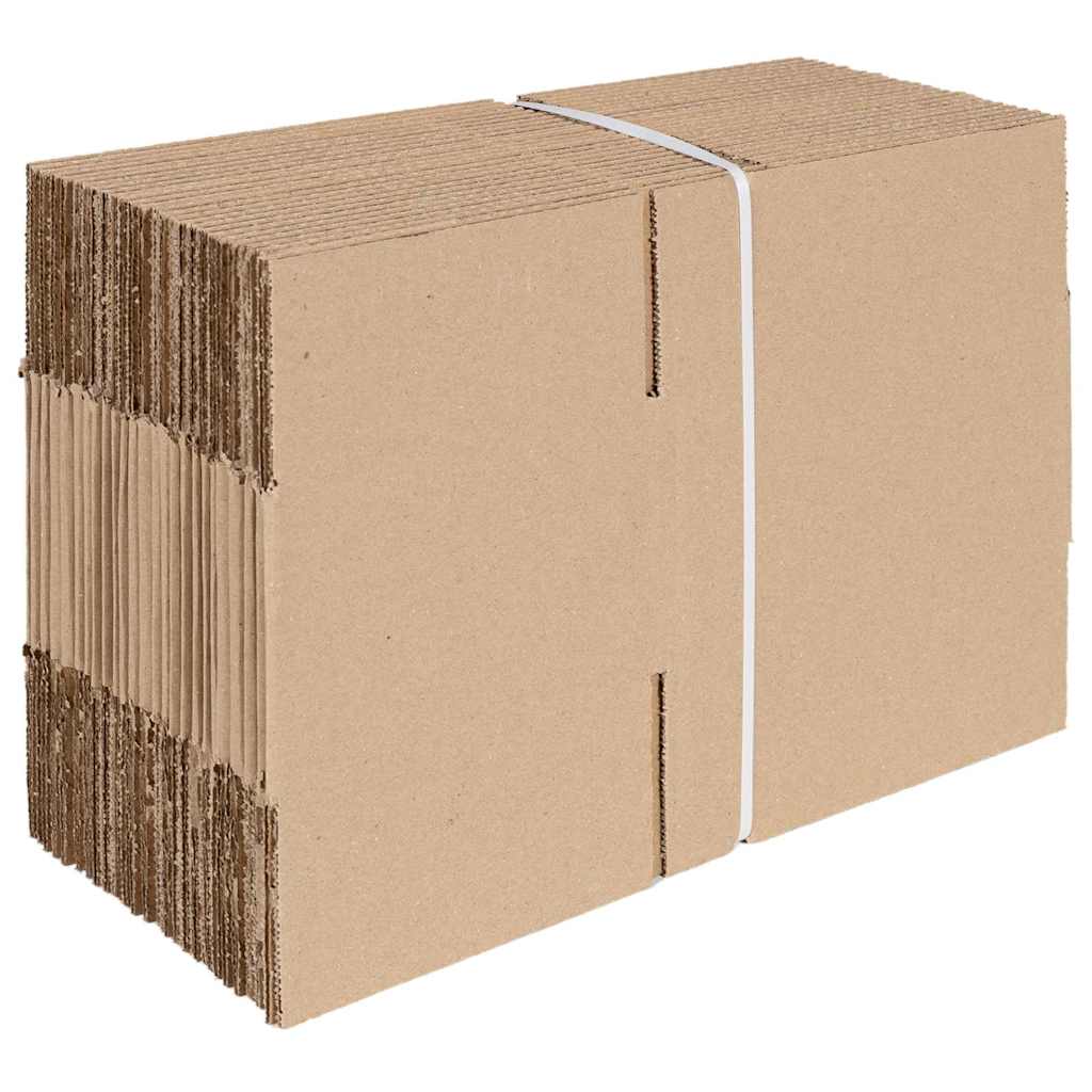 Vidaxx boîte pliante avec rangement 50 pcs naturel 20 x 15 x 10 cm carton