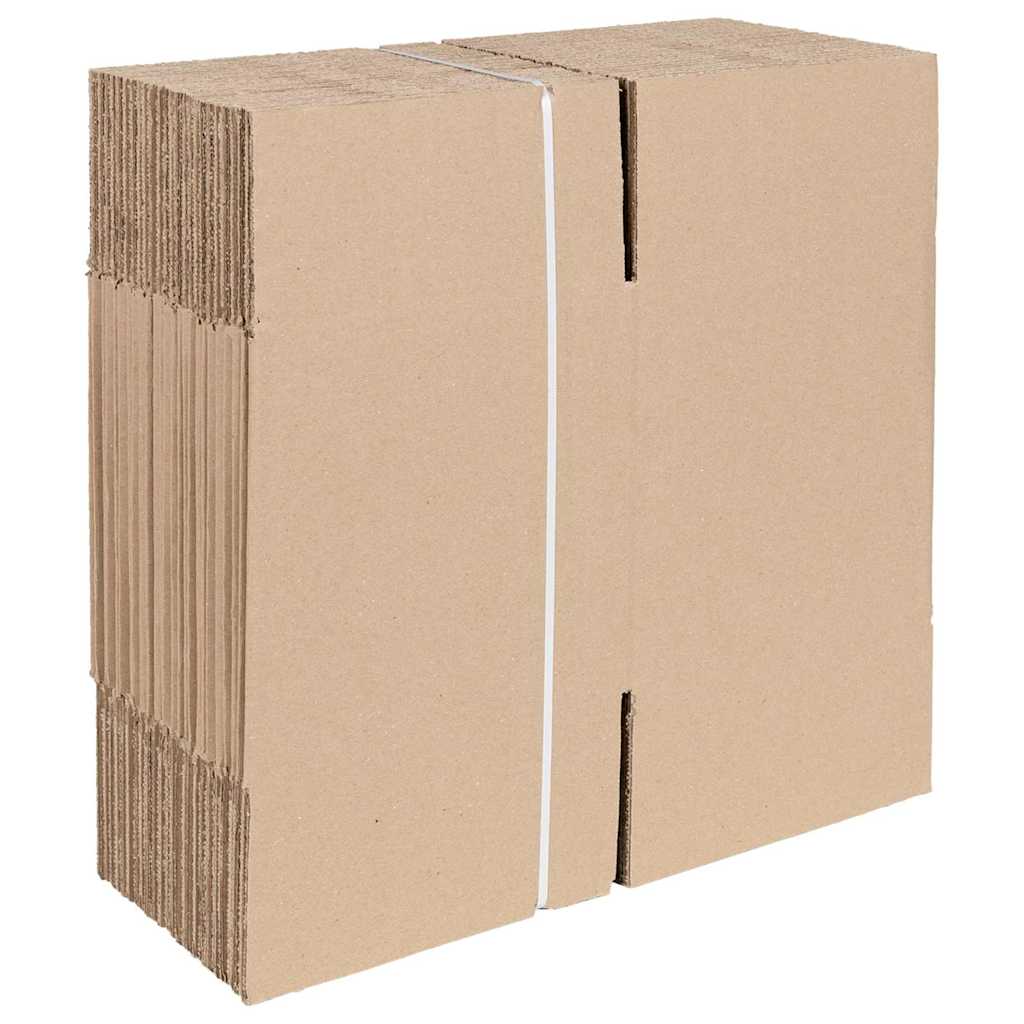 Vidaxx boîte pliante avec rangement 50 pcs naturel 20 x 20 x 20 cm carton