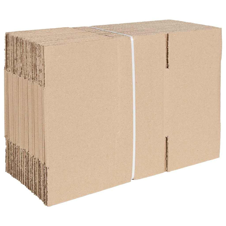 Vidaxx boîte pliante avec rangement 50 pcs naturel 24 x 13 x 13 cm carton