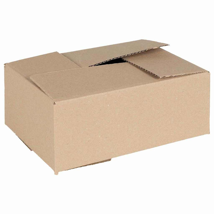 Vidaxx boîte pliante avec rangement 50 pcs naturel 25 x 17,5 x 10 cm carton