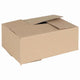 Vidaxx boîte pliante avec rangement 50 pcs naturel 25 x 17,5 x 10 cm carton