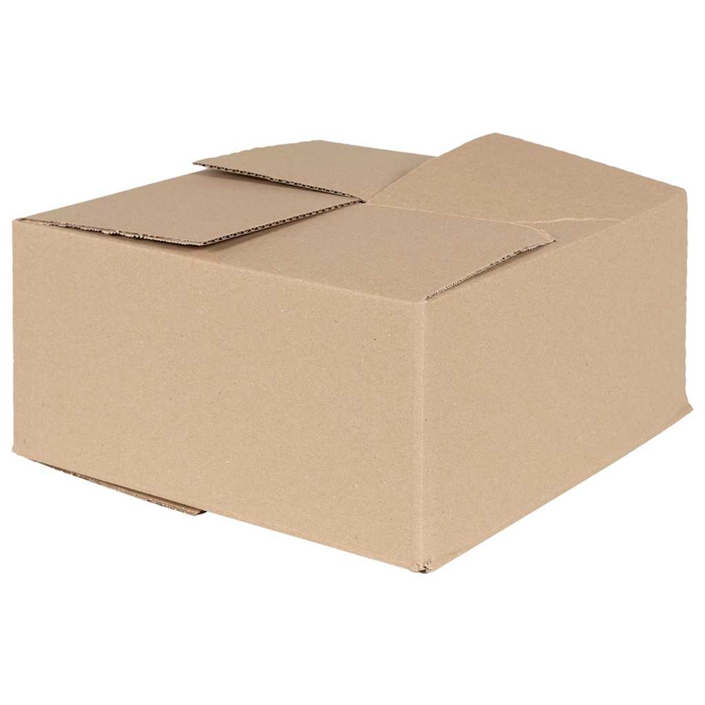 Vidaxx boîte pliante avec rangement 50 pcs naturel 30 x 30 x 15 cm carton