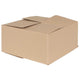 Vidaxx boîte pliante avec rangement 50 pcs naturel 30 x 30 x 15 cm carton
