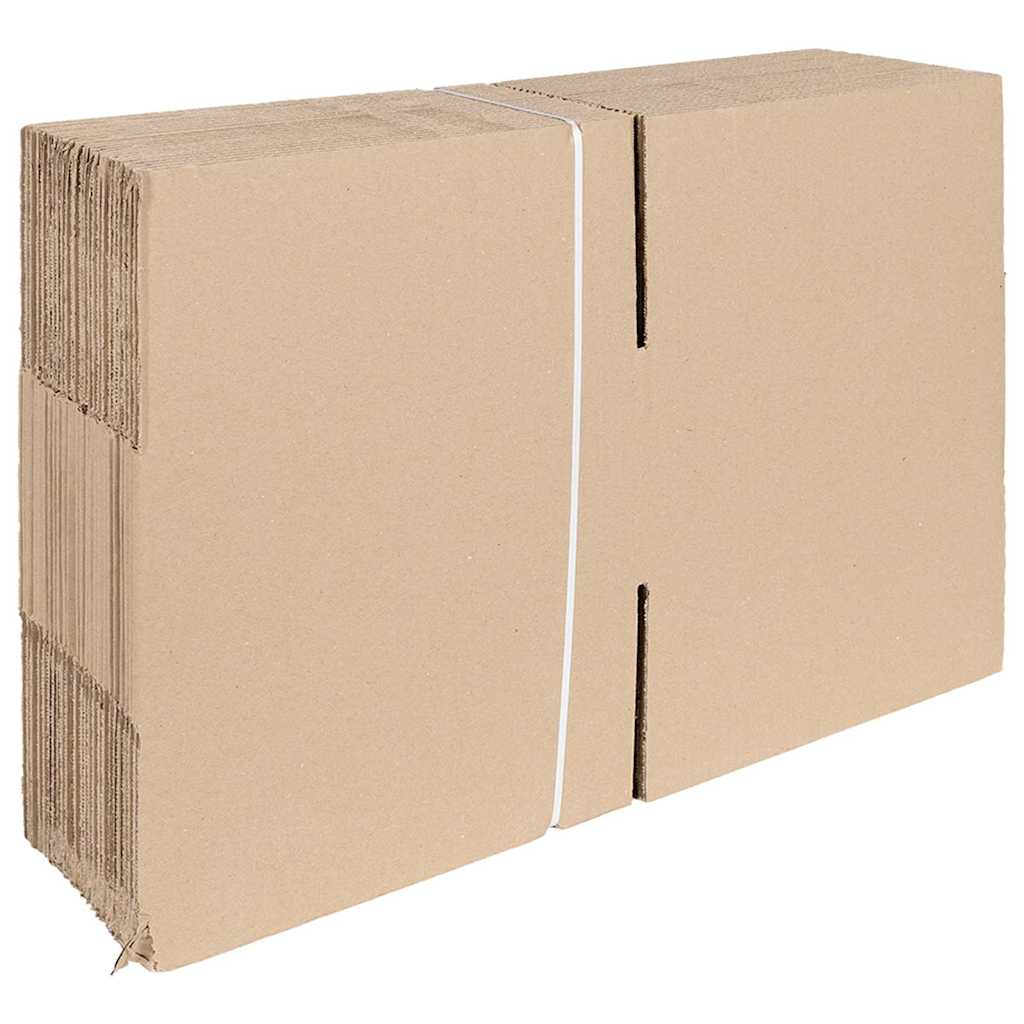 Vidaxx boîte pliante avec rangement 50 pcs naturel 30 x 30 x 15 cm carton
