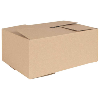 Vidaxx boîte pliante avec rangement 50 pcs naturel 35 x 24 x 15 cm carton
