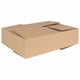 Vidaxx boîte pliante avec rangement 50 pcs naturel 40 x 30 x 10 cm carton