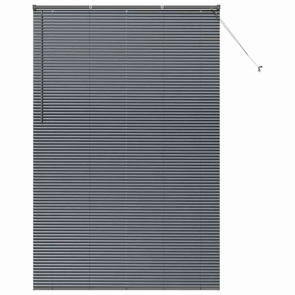 Vidaxx stores vénitiens gris foncé 220x150cm aluminium