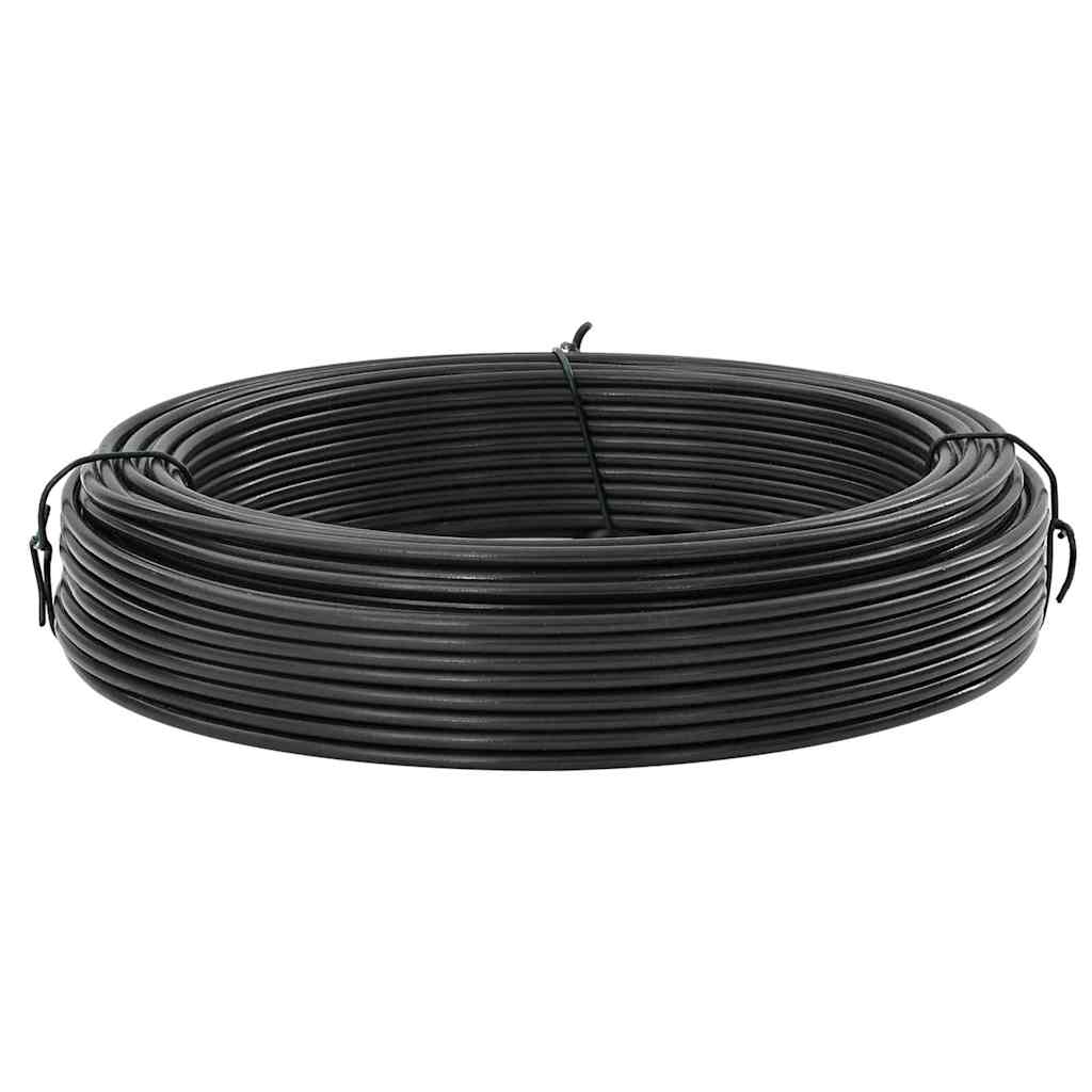 Vidaxl fil de liaison de clôture anthracite 80 m PVC