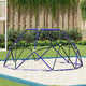 VidaXL dôme d'escalade acier bleu