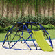 VidaXL dôme d'escalade acier bleu