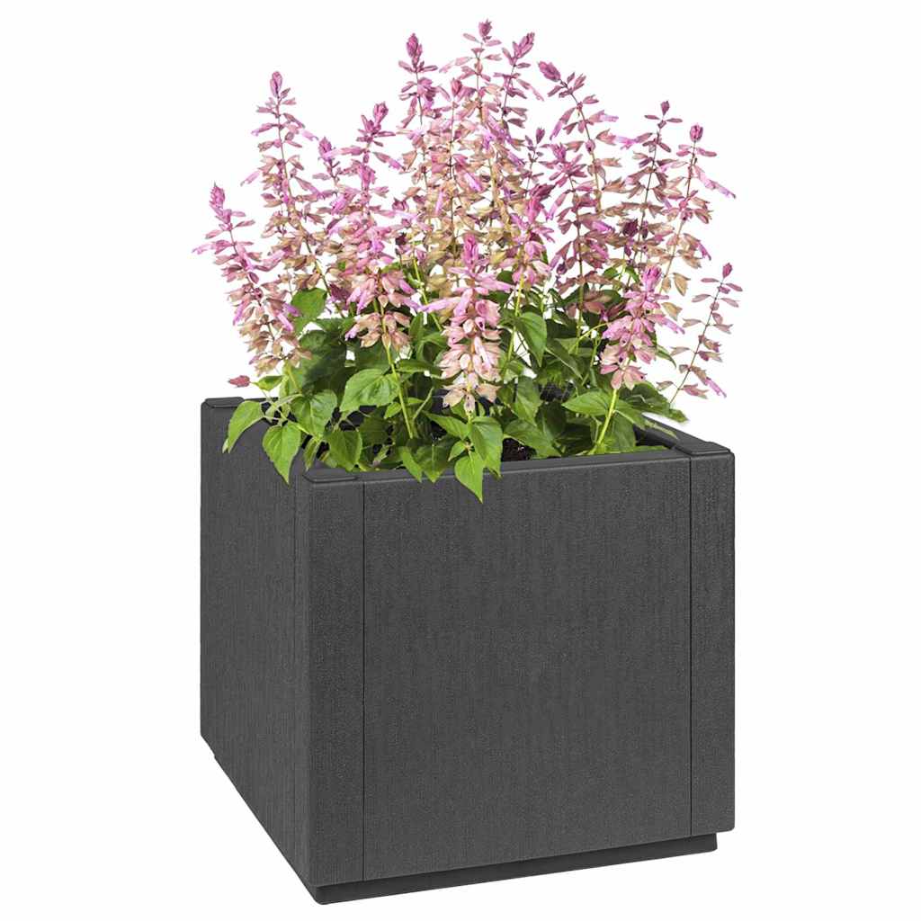 Vidaxx bac à fleurs gris foncé 36 x 36 x 35 cm en plastique