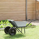 Vidaxx brouette argent et noir 137 x 60 x 65,5 cm acier