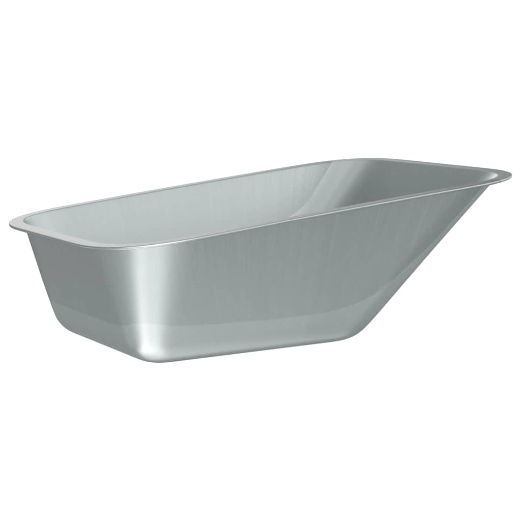 Vidaxx remplacement pour tiroir de brouette argent 88 x 60 x 32 cm acier
